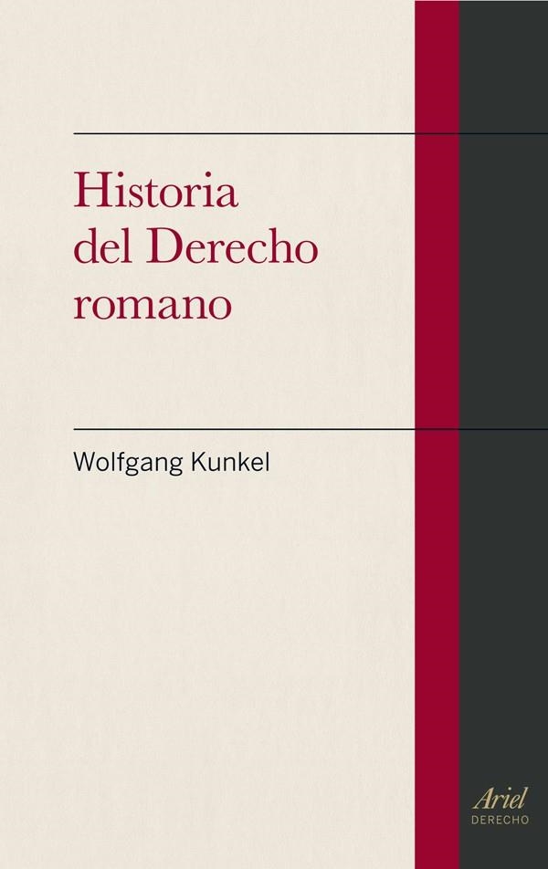 HISTORIA DEL DERECHO ROMANO | 9788434401082 | KUNKEL, WOLFGANG | Llibreria La Gralla | Librería online de Granollers