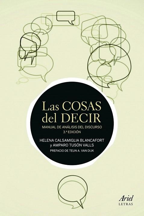 COSAS DEL DECIR, LAS | 9788434405691 | CALSAMIGLIA, HELENA / TUSON, AMPARO | Llibreria La Gralla | Librería online de Granollers