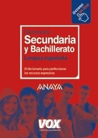 DICCIONARIO VOX  DE SECUNDARIA Y BACHILLERATO LENGUA ESPAÑOLA | 9788499740096 | Llibreria La Gralla | Llibreria online de Granollers