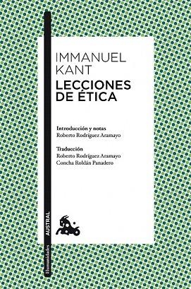 LECCIONES DE ÉTICA (AUSTRAL HUMANIDADES 779) | 9788408041375 | KANT, IMMANUEL | Llibreria La Gralla | Llibreria online de Granollers