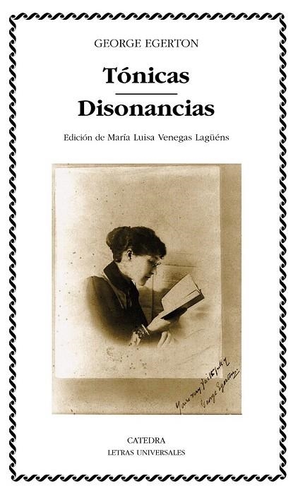 TÓNICAS; DISONANCIAS (LETRAS UNIVERSALES,465) | 9788437630878 | EGERTON, GEORGE | Llibreria La Gralla | Llibreria online de Granollers