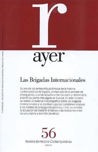 AYER 56: LAS BRIGADAS INTERNACIONALES | 9788496467019 | AAVV | Llibreria La Gralla | Llibreria online de Granollers