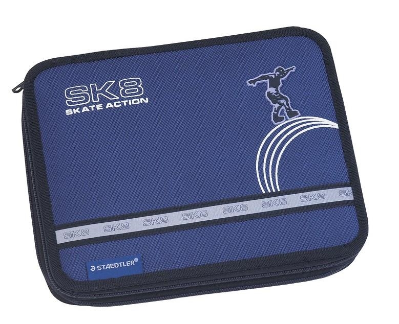 PLUMIER ESCOLAR DOS PISOS SK8 BLAU | 8413544831511 | STD61SET143 | Llibreria La Gralla | Llibreria online de Granollers