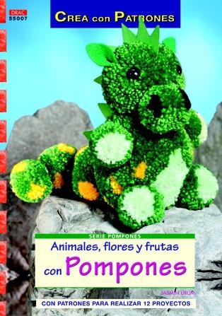 ANIMALES FLORES Y FRUTAS CON POMPONES | 9788498742091 | URUM, JASMIN | Llibreria La Gralla | Llibreria online de Granollers