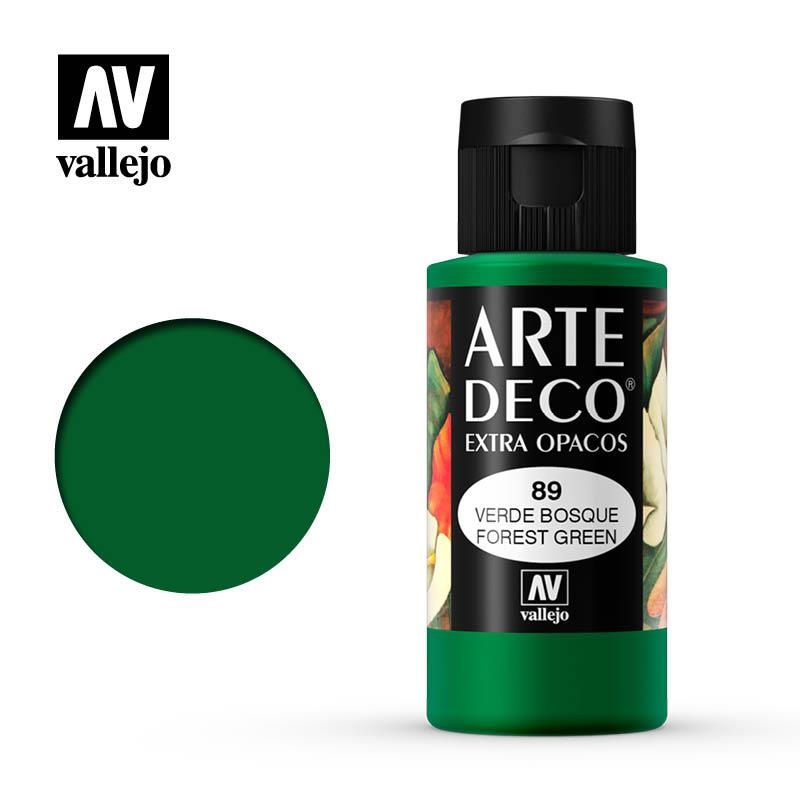 ART DECO VALLEJO 60ML 89 VERD BOSC | 8429551850896 | 85089 | Llibreria La Gralla | Llibreria online de Granollers