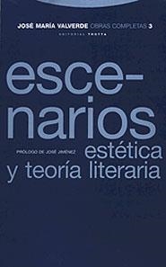 ESCENARIOS (OBRAS COMPLETAS 3) | 9788481643565 | VALVERDE, JOSE MARIA | Llibreria La Gralla | Llibreria online de Granollers