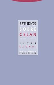 ESTUDIOS SOBRE CELAN | 9788481646771 | SZONDI, PETER | Llibreria La Gralla | Librería online de Granollers