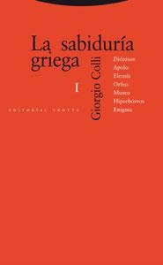 SABIDURIA GRIEGA I, LA | 9788481640342 | COLLI,GIORGIO | Llibreria La Gralla | Librería online de Granollers