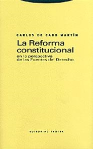 REFORMA CONSTITUCIONAL, LA | 9788481645880 | CABO MARTIN, CARLOS DE | Llibreria La Gralla | Llibreria online de Granollers