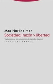 SOCIEDAD RAZON Y LIBERTAD | 9788481647891 | HORKHEIMER, MAX | Llibreria La Gralla | Llibreria online de Granollers