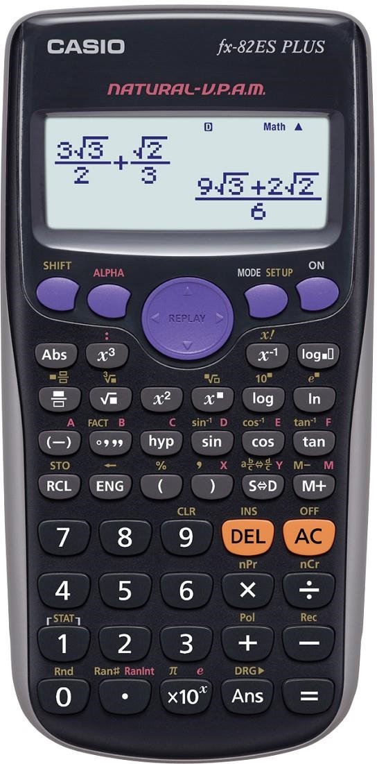 CALCULADORA CASIO CIENTÍFICA FX 82ES PLUS | 4971850182177 | Llibreria La Gralla | Llibreria online de Granollers