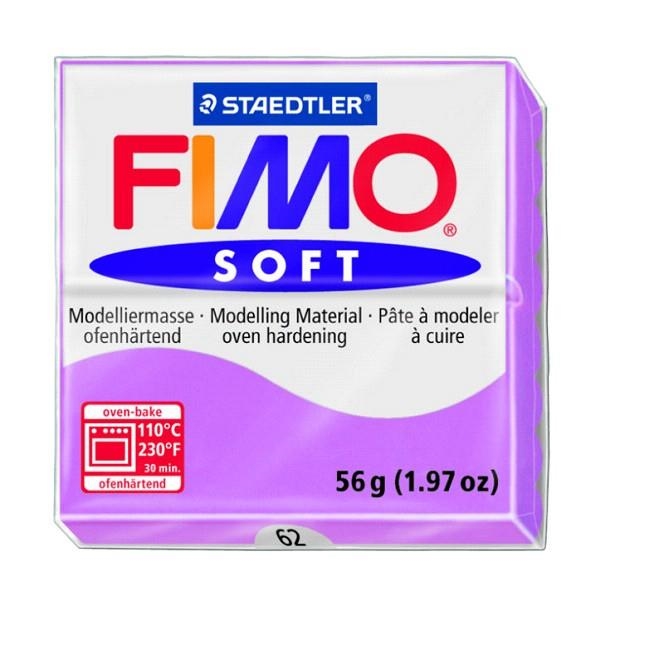 PASTA FIMO SOFT LAVANDA 56GR | 4006608809751 | FIM802062 | Llibreria La Gralla | Llibreria online de Granollers