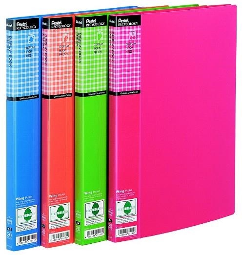 ***CARPETA 20 FUNDES PENTEL RECYCOLOGY A4 TARONJA | 4902506072924 | PENDCF542F | Llibreria La Gralla | Llibreria online de Granollers