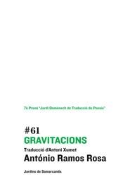 GRAVITACIONS | 9788497664158 | RAMOS ROSA, ANTONIO | Llibreria La Gralla | Llibreria online de Granollers