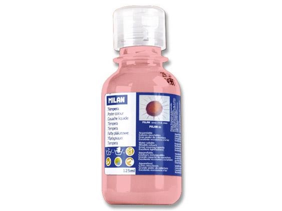 TEMPERA ESCOLAR MILAN 125ML ROSA | 8411574008750 | MIL3422 | Llibreria La Gralla | Librería online de Granollers