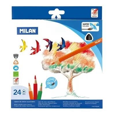 COLORS 24 UN MILAN AQUAREL.LABLES | 8411574028758 | MIL0742324 | Llibreria La Gralla | Llibreria online de Granollers