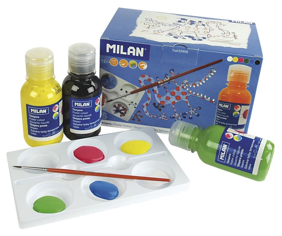 TEMPERA MILAN 6 UNITATS | 8411574013808 | MIL03406 | Llibreria La Gralla | Llibreria online de Granollers