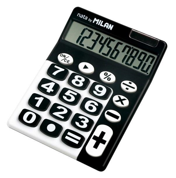 CALCULADORA MILAN 10 DIGITS NEGRA | 8411574032250 | MIL150610KBL | Llibreria La Gralla | Librería online de Granollers