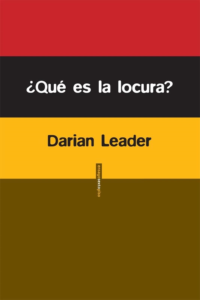 QUÉ ES LA LOCURA | 9788415601234 | LEADER, DARIAN | Llibreria La Gralla | Librería online de Granollers
