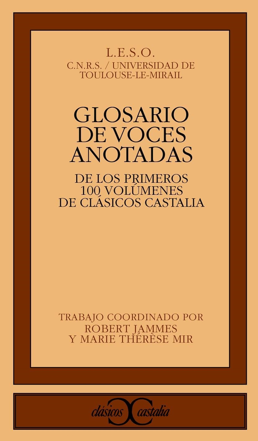 GLOSARIO DE VOCES ANOTADAS | 9788470396663 | VARIOS AUTORES | Llibreria La Gralla | Llibreria online de Granollers