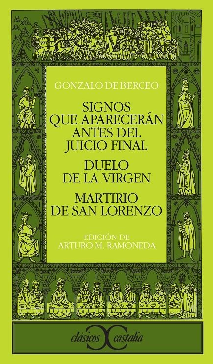 SIGNOS QUE APARECERAN ANTES DEL JUICIO FINAL ; DUE | 9788470393525 | DE BERCEO, GONZALO | Llibreria La Gralla | Llibreria online de Granollers