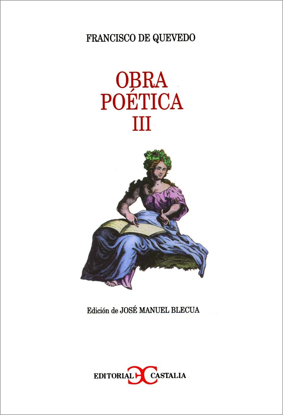 OBRA POETICA III | 9788470398186 | QUEVEDO, FRANCISCO DE | Llibreria La Gralla | Llibreria online de Granollers