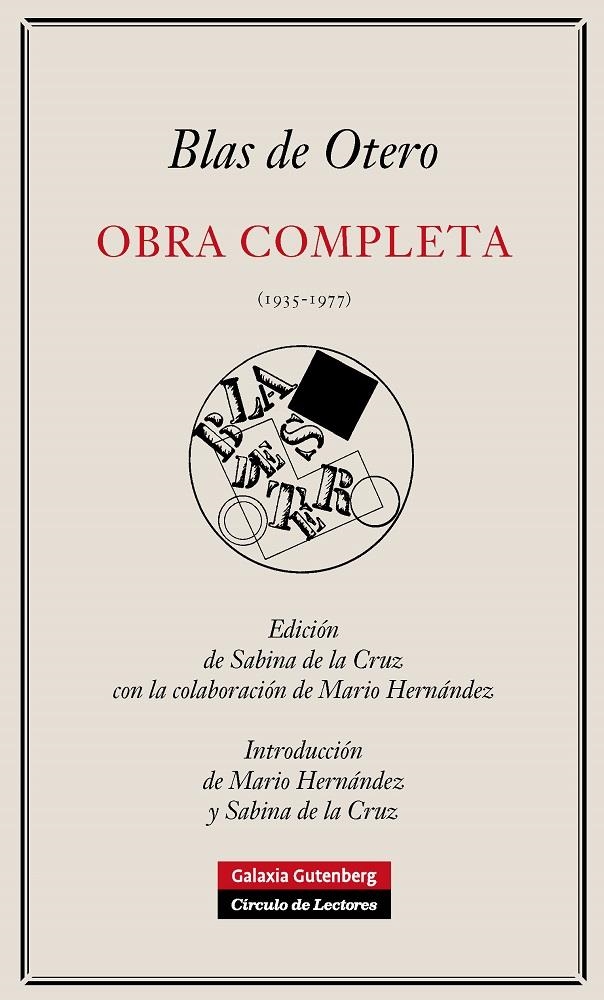 OBRA COMPLETA DE BLAS DE OTERO | 9788481099553 | OTERO, BLAS DE | Llibreria La Gralla | Librería online de Granollers