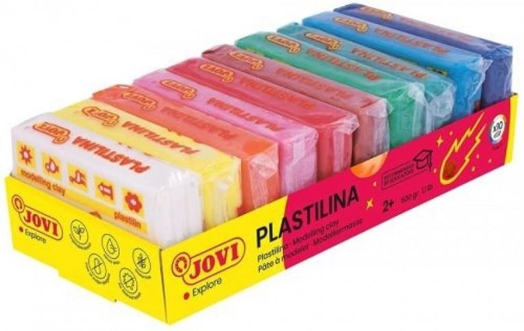 PLASTILINA JOVI 10 COLORS | 8412027001236 | JOV7010S | Llibreria La Gralla | Librería online de Granollers