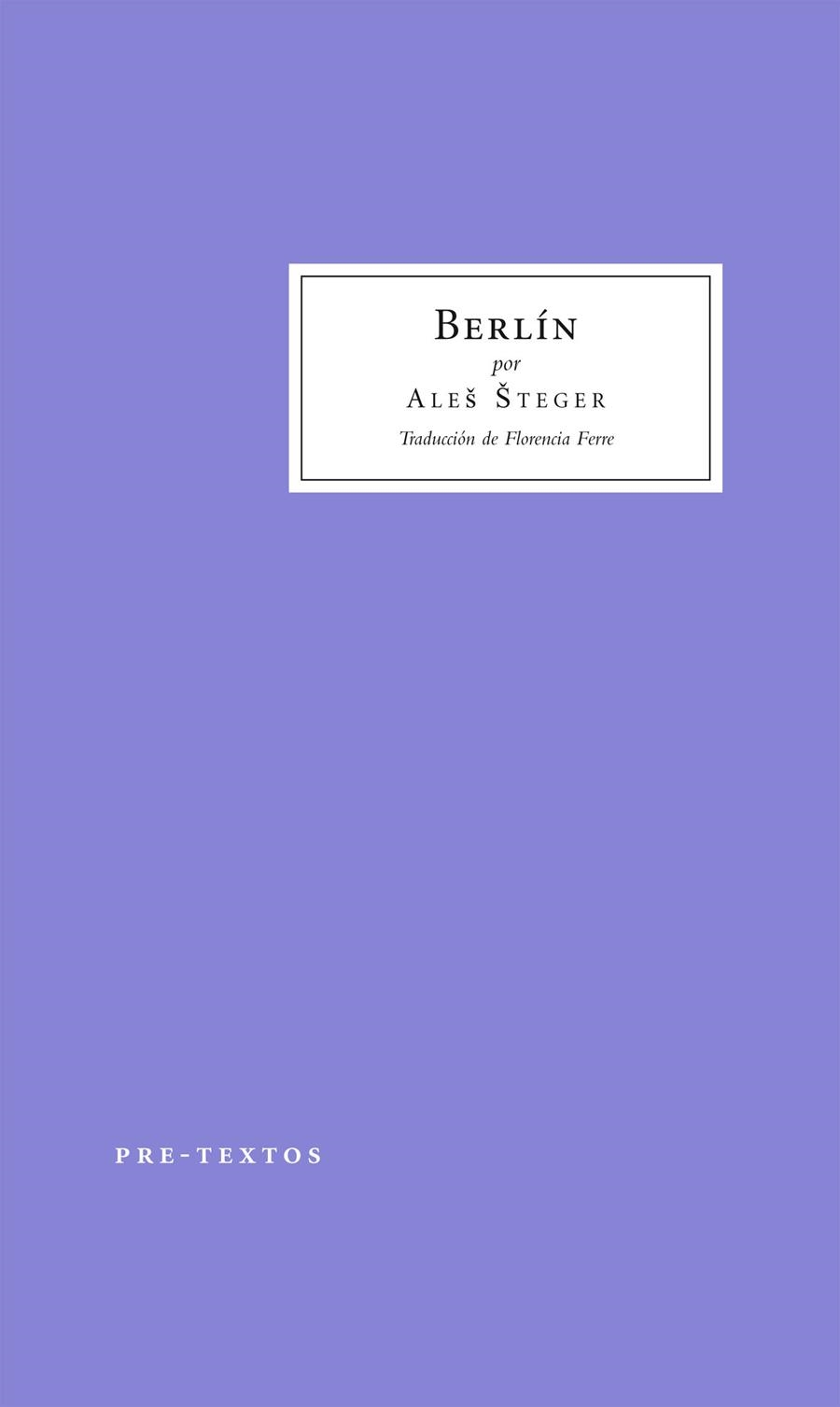 BERLÍN (COSMÓPOLIS,12) | 9788415297062 | STEGER, ALES | Llibreria La Gralla | Llibreria online de Granollers