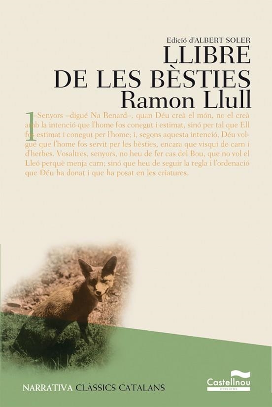 LLIBRE DE LES BESTIES | 9788482874005 | LLULL, RAMON | Llibreria La Gralla | Llibreria online de Granollers