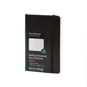 MOLESKINE 2014 PLANNER 18 MONTH WEEKLY NOTEBOOK BLACK SOFT COVER LARGE | 9788866135906 | Llibreria La Gralla | Llibreria online de Granollers