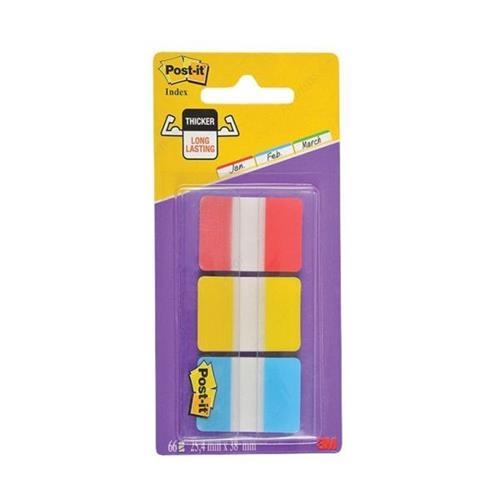 INDEX POST-IT  ADHESIU COLORS | 021200975929 | 3M686-RYB | Llibreria La Gralla | Llibreria online de Granollers