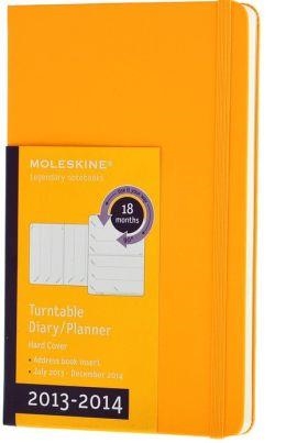 MOLESKINE 18 MONTHS TURNTABLE DIARY PLANNER HARD COVER GOLDEN YELLOW 9X14 | 9788866136675 | Llibreria La Gralla | Llibreria online de Granollers