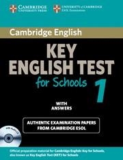 CAMBRIDGE KEY ENGLISH TEST FOR SCHOOLS 1 SELF-STUDY PACK (STUDENT'S BOOK WITH ANSWERS AND AUDIO CD) | 9780521178334 | Llibreria La Gralla | Llibreria online de Granollers