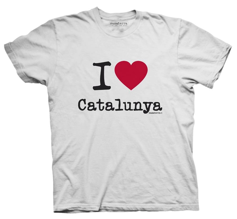 SAMARRETA I LOVE CATALUNYA BLANCA L | LG0999 | Llibreria La Gralla | Llibreria online de Granollers