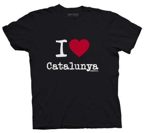 SAMARRETA I LOVE CATALUNYA UNISEX NEGRA TALLA S | LG2601 | Llibreria La Gralla | Llibreria online de Granollers