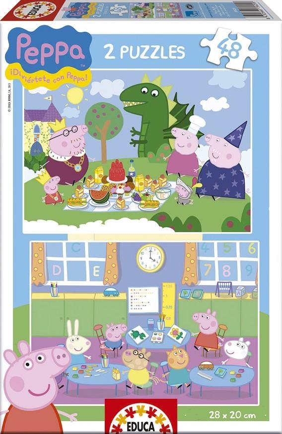 PEPPA 2 PUZZLES 48 PECES | 8412668156258 | EDUCA | Llibreria La Gralla | Llibreria online de Granollers