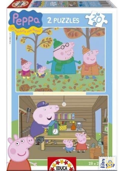 PEPPA 2 PUZZLES DE 20 PIEZAS | 8412668156241 | EDUCA | Llibreria La Gralla | Llibreria online de Granollers