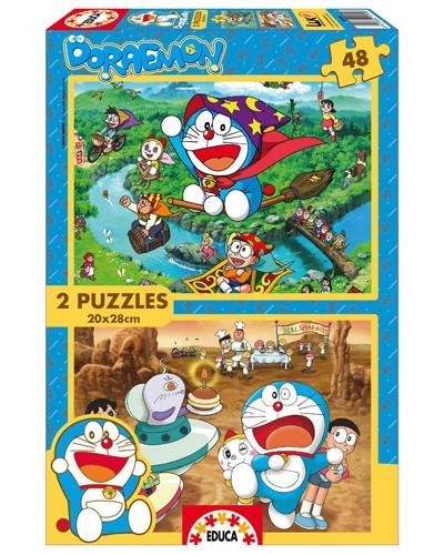 DORAEMON 2 PUZZLES DE 48 PIEZAS | 8412668153998 | EDUCA | Llibreria La Gralla | Llibreria online de Granollers