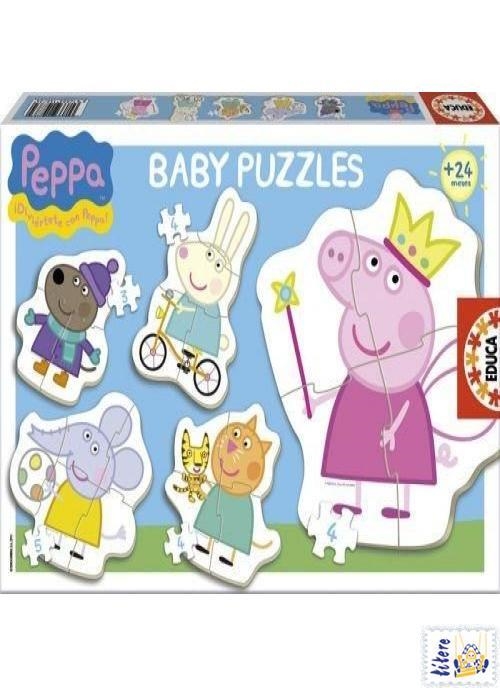 PEPPA. BABY PUZZLES | 8412668156227 | EDUCA | Llibreria La Gralla | Llibreria online de Granollers