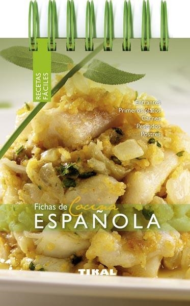 COCINA ESPAÑOLA (FICHAS DE COCINA) | 9788499281650 | TIKAL, EQUIPO | Llibreria La Gralla | Librería online de Granollers