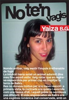 NO TE'N VAGIS | 9788424646196 | B.G., YAIZA | Llibreria La Gralla | Llibreria online de Granollers