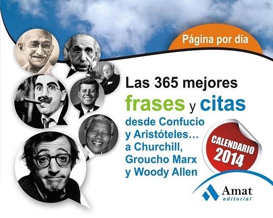 CALENDARIO 2014. LAS 365 MEJORES FRASES Y CITAS | 9788497357005 | Llibreria La Gralla | Llibreria online de Granollers