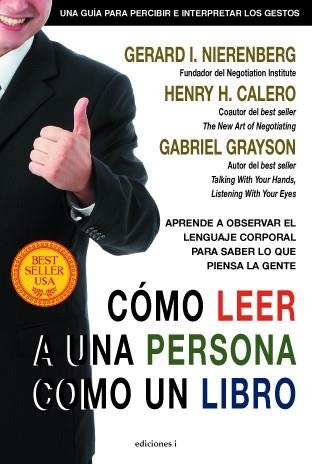 COMO LEER A UNA PERSONA COMO UN LIBRO | 9788496851672 | NIERENBERG, GERARD I/CALERO, HENRY/GRAYSON, GABRIEL | Llibreria La Gralla | Llibreria online de Granollers