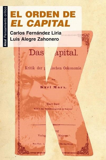 EL ORDEN DE EL CAPITAL (2ª EDICIÓN) | 9788446031031 | FERNÁNDEZ, CARLOS / ALEGRE, LUIS | Llibreria La Gralla | Llibreria online de Granollers