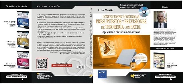 CONFECCIONAR Y CONTROLAR PRESUPUESTOS Y PREVISIONES DE TESORERÍA CON EXCEL | 9788415330554 | MUÑIZ, LUIS | Llibreria La Gralla | Llibreria online de Granollers