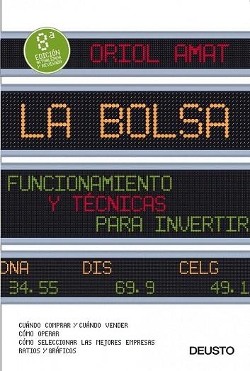 BOLSA. FUNCIONAMIENTO Y TECNICAS PARA INVERTIR | 9788423427789 | AMAT, ORIOL | Llibreria La Gralla | Llibreria online de Granollers