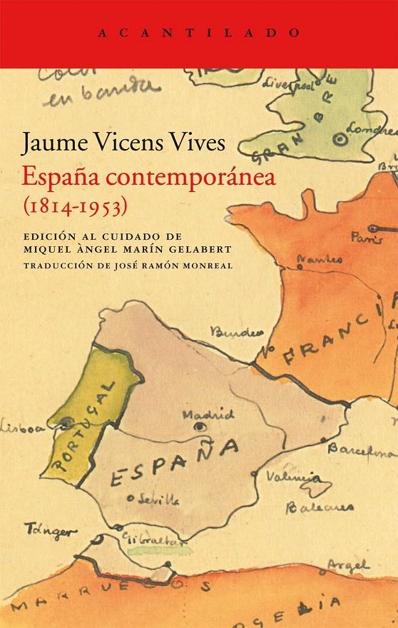 ESPAÑA CONTEMPORANEA 1814-1953 | 9788415277675 | VICENS VIVES, JAUME | Llibreria La Gralla | Librería online de Granollers