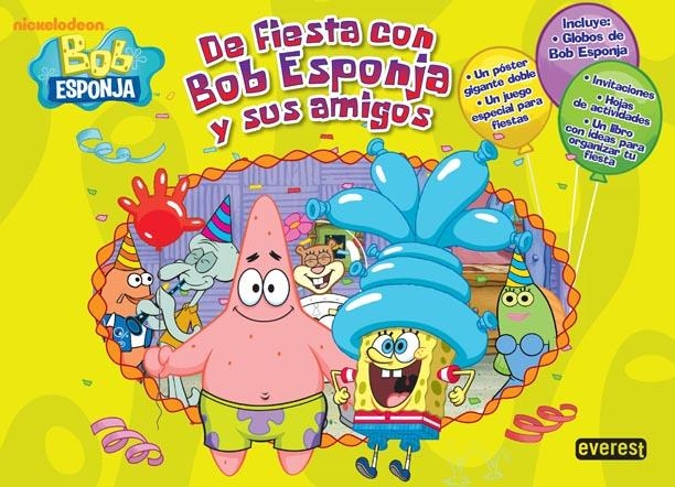 DE FIESTA CON BOB ESPONJA. MALETÍN DE ACTIVIDADES | 9788444167084 | NICKELODEON | Llibreria La Gralla | Llibreria online de Granollers