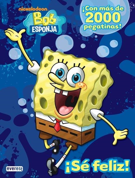 BOB ESPONJA SE FELIZ LIBRO PARA COLOREAR CON PEGATINAS | 9788444165707 | Llibreria La Gralla | Llibreria online de Granollers